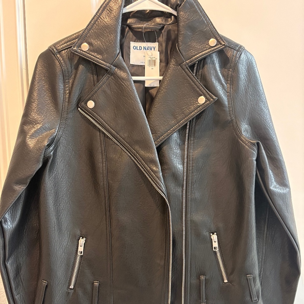 Old navy NWT faux leather jacket